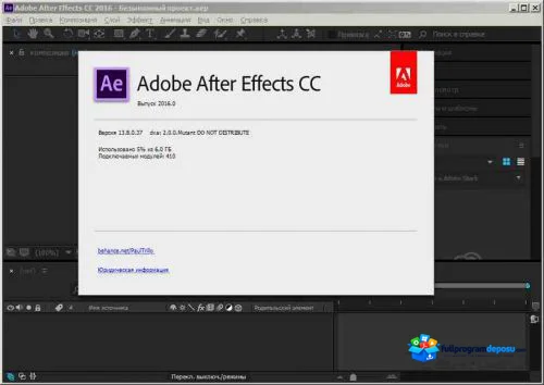 Adobe After Effects CC 2015.3 v13.8 Full İndir ekran görüntüsü