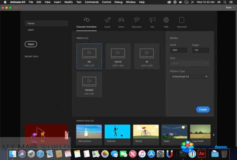 Adobe Animate 2021 v21.0 Full Türkçe İndir ekran görüntüsü