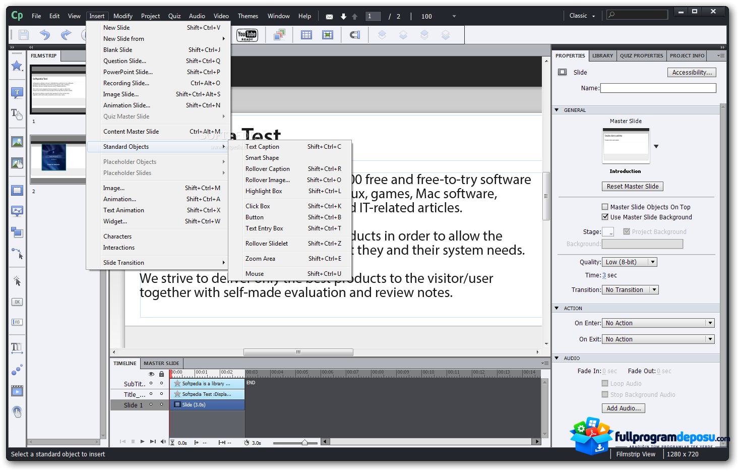 Adobe Captivate v12.6 Full İndir (E-Öğrenme Aracı) ekran görüntüsü