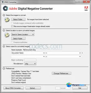 Adobe DNG Converter v18.6 Full İndir (Ücretsiz) ekran görüntüsü