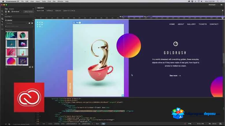 Adobe Dreamweaver 2021 v21.8 Full Türkçe İndir ekran görüntüsü