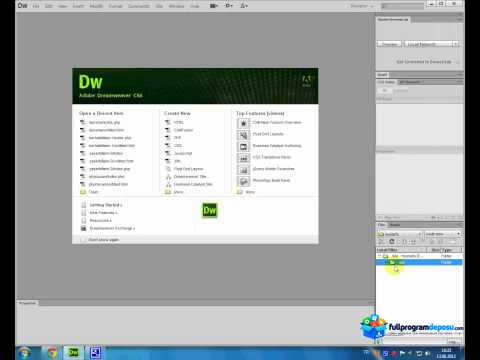 Adobe Dreamweaver CS6 Full Türkçe İndir ekran görüntüsü