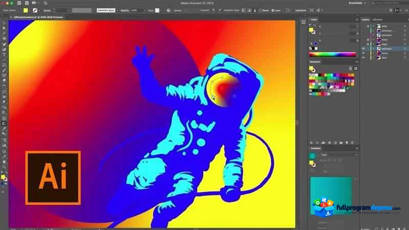 Adobe Illustrator CC 2019 v23.1 Full Türkçe İndir ekran görüntüsü