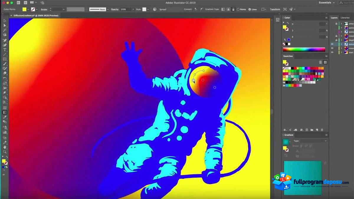Adobe Illustrator CC 2020 v24.3 Full Türkçe İndir ekran görüntüsü