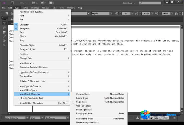 Adobe InCopy 2020 v15.1 Full İndir ekran görüntüsü