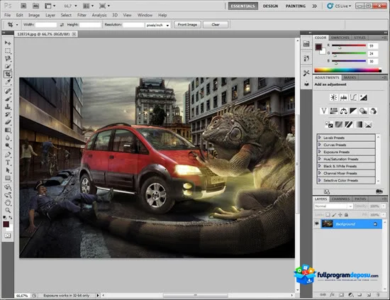 Adobe Photoshop CS5.1 Extended Full Türkçe İndir ekran görüntüsü