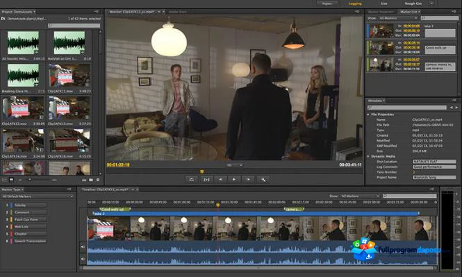 Adobe Prelude CC 2017 v6.1 Full İndir ekran görüntüsü