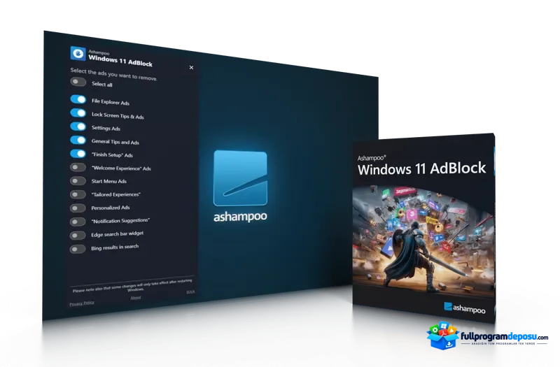 Ashampoo Windows 11 AdBlock İndir ekran görüntüsü