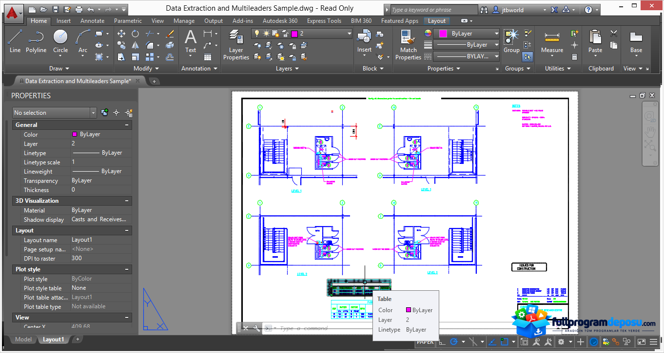 AutoCAD LT 2016 Full İndir (x86/x64) ekran görüntüsü