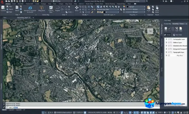 AutoCAD Map 3D 2025 Toolset İndir – Full ekran görüntüsü