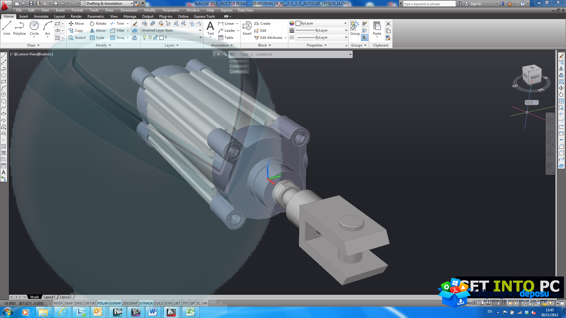AutoCAD Mechanical 2015 Full İndir (SP1) ekran görüntüsü