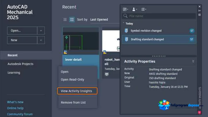 AutoCAD Mechanical 2025 Toolset İndir – Full ekran görüntüsü