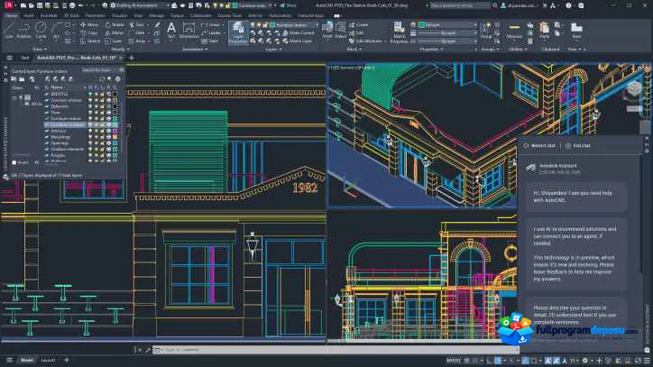 Autodesk AutoCAD 2025 Full İndir (2025.1) ekran görüntüsü