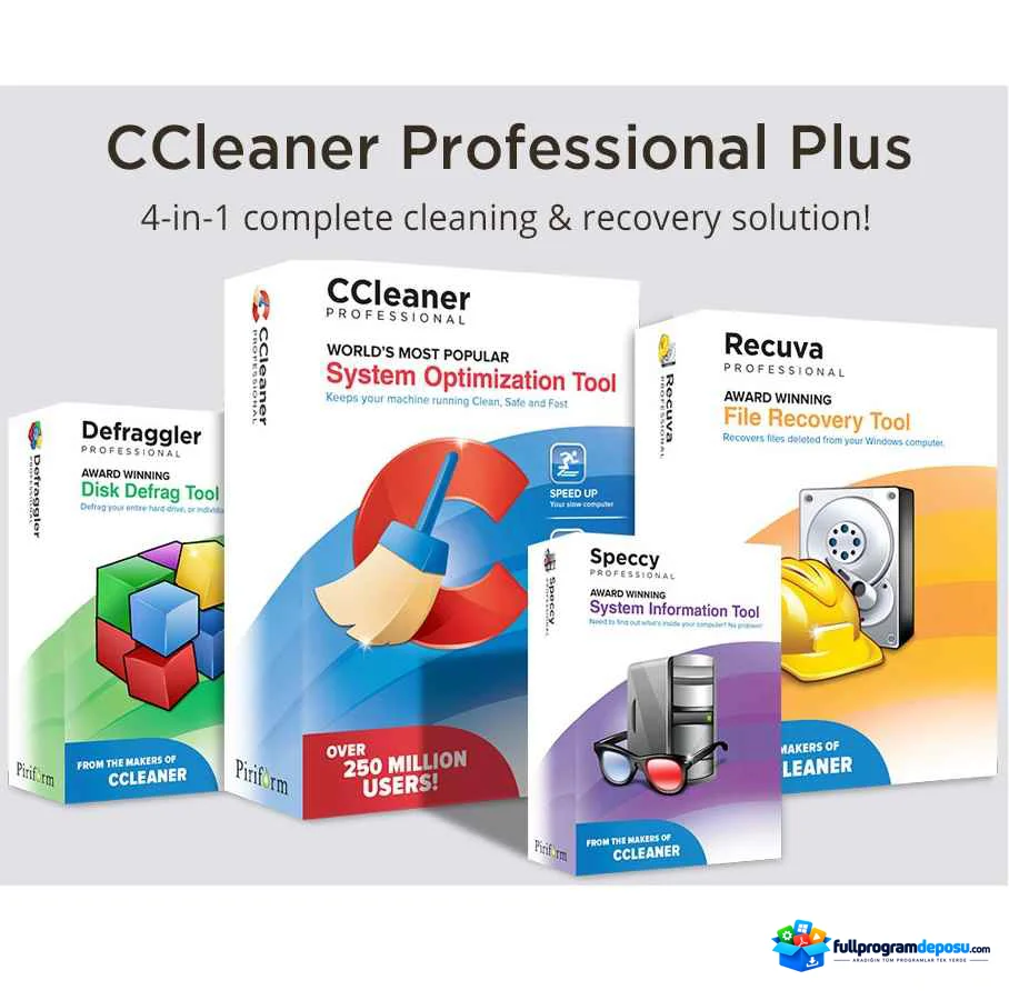 CCleaner Professional Plus Full Türkçe İndir