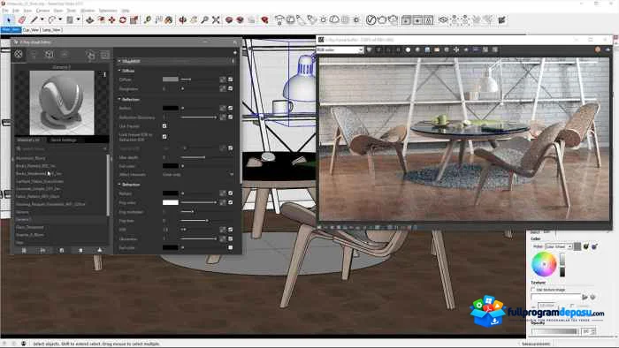 Chaos V-Ray (SketchUp) İndir ekran görüntüsü