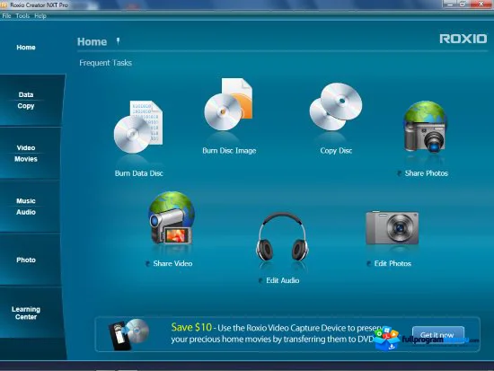 Corel Roxio Creator NXT İndir ekran görüntüsü