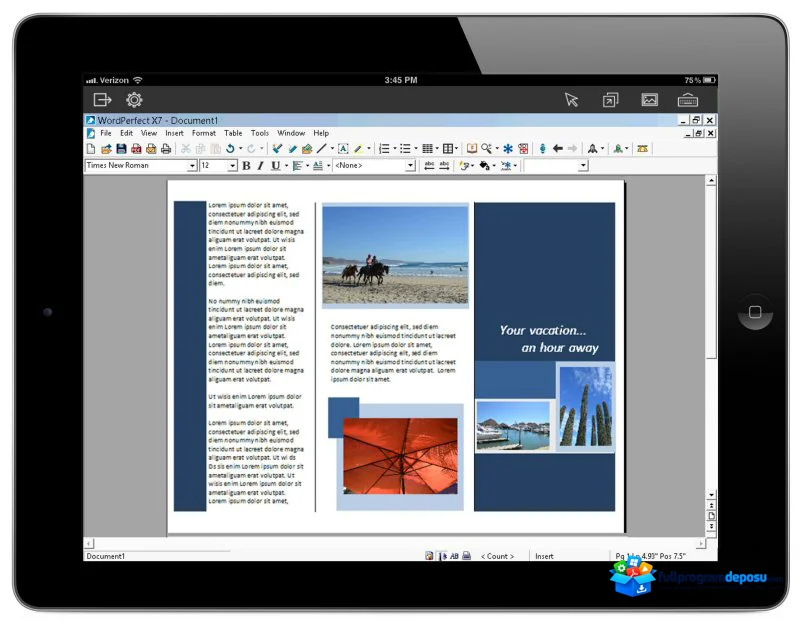 Corel WordPerfect Office X7 İndir ekran görüntüsü