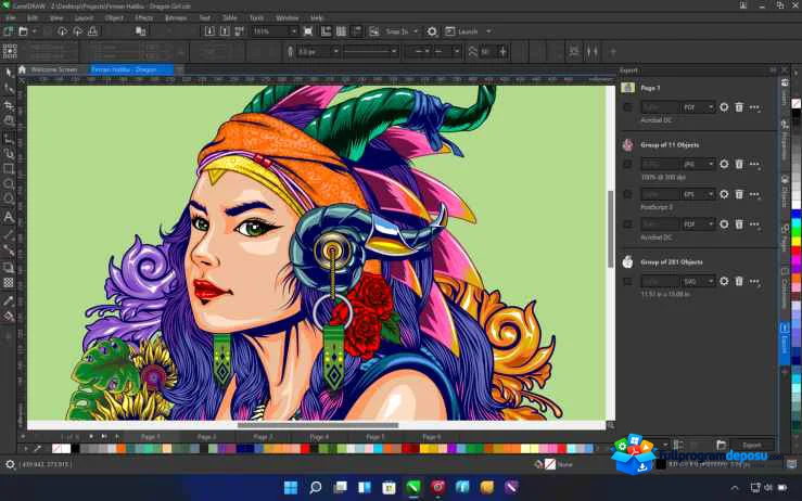 CorelDRAW Graphics Suite 2023 İndir ekran görüntüsü