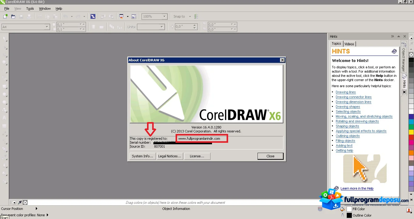 CorelDRAW X6 İndir ekran görüntüsü