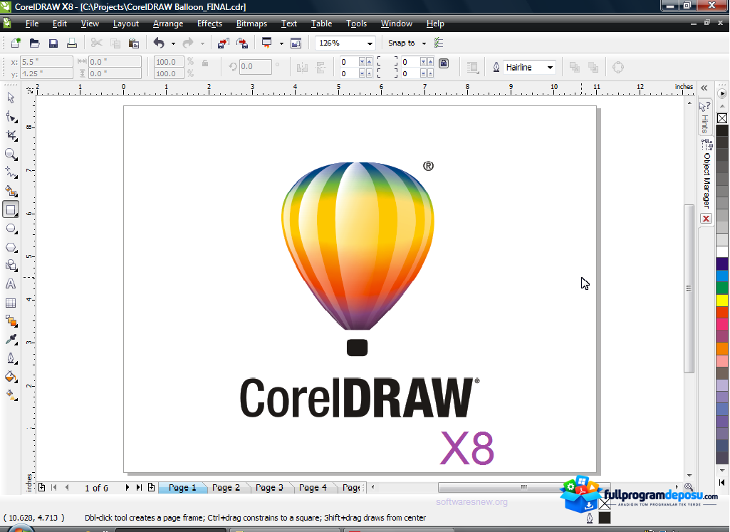 CorelDRAW X8 İndir ekran görüntüsü