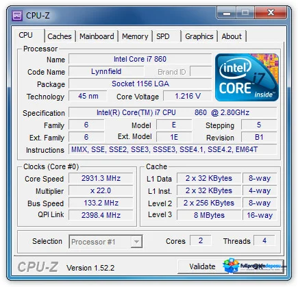 CPU-Z v2.20.2 Full İndir ekran görüntüsü