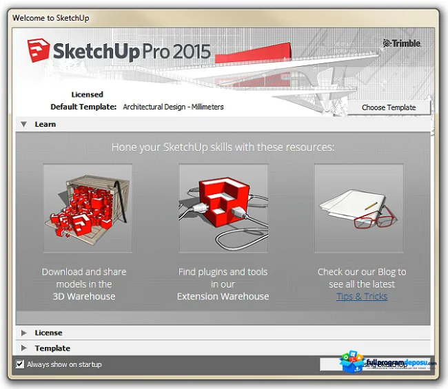 Google SketchUp Pro 2015 İndir ekran görüntüsü