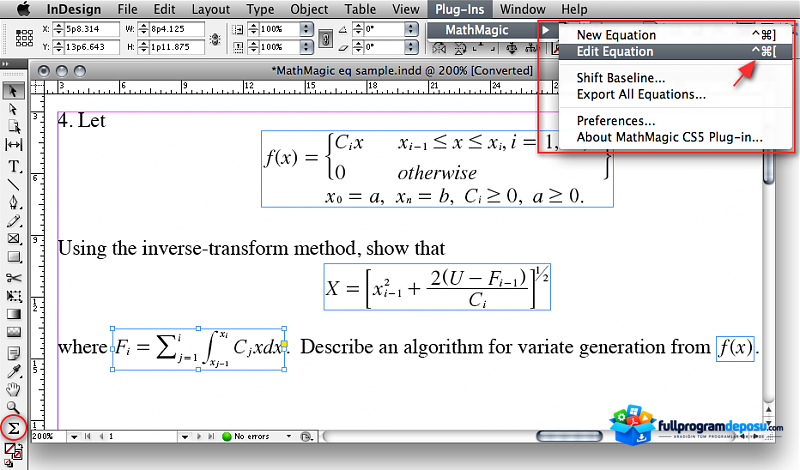 MathMagic Pro for InDesign v9.0 Full İndir ekran görüntüsü