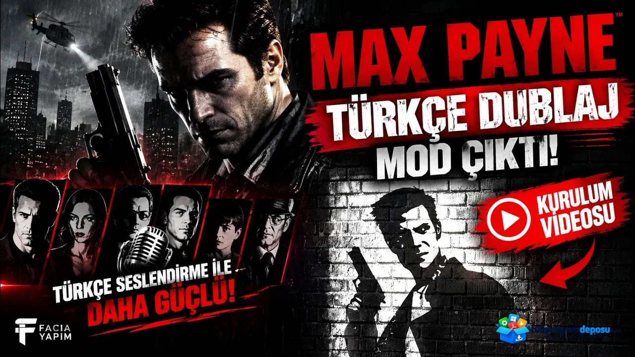Max Payne 1 Türkçe Dublaj Modu Full İndir – Kurulum