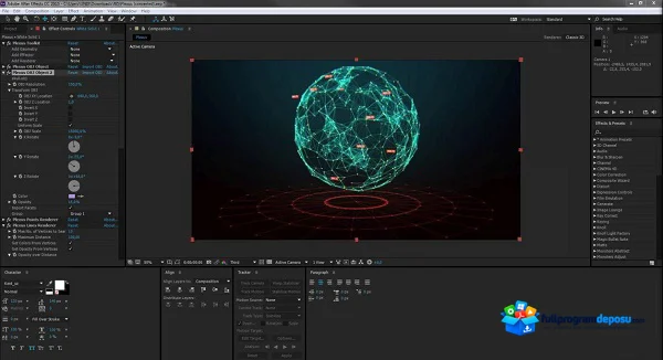 Rowbyte Plexus v3.2 for After Effects Full İndir ekran görüntüsü