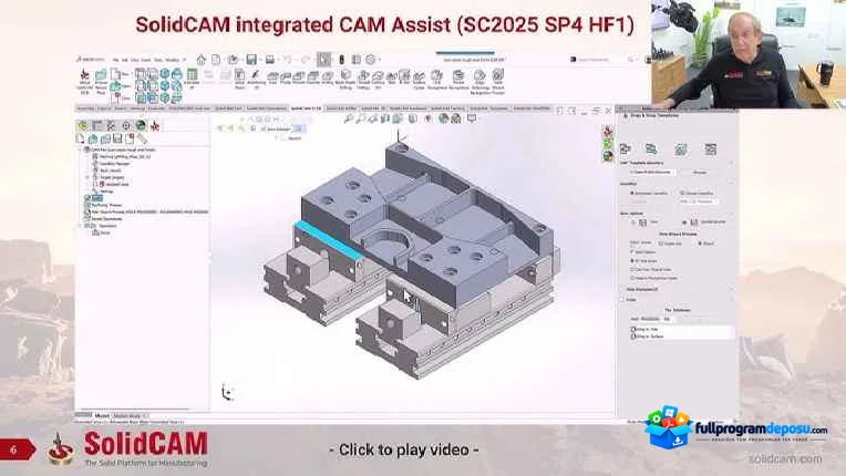 SolidCAM 2026 (SolidWorks) İndir ekran görüntüsü