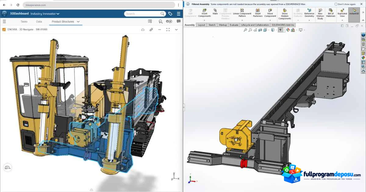 SolidWorks 2026 İndir – Full Türkçe ekran görüntüsü
