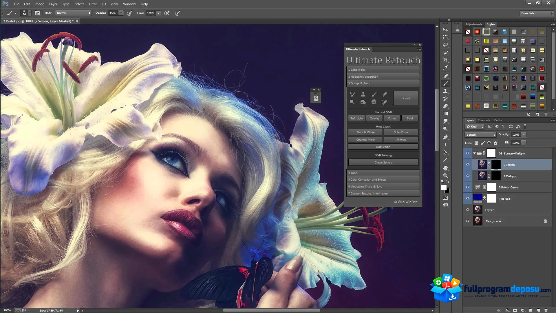 Ultimate Retouch Panel v3.9.2 Full İndir ekran görüntüsü