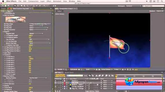 Zaxwerks 3D Flag (After Effects) İndir ekran görüntüsü